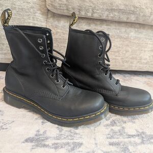 Dr. Martens Black Leather Boots